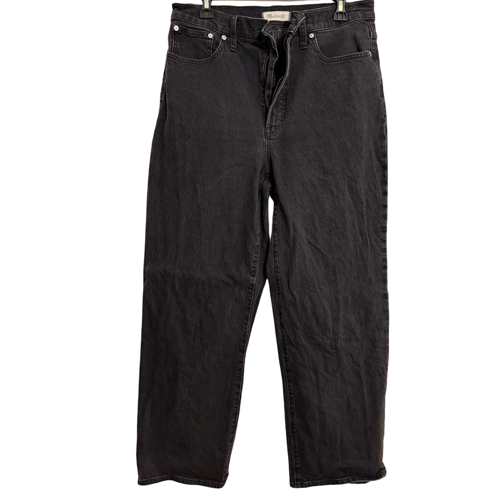 Madewell Women's Perfect Vintage Wide Leg Jeans in Washed Black  - 31